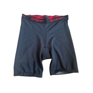 Canari Padded Cycling Shorts Men’s M/L Black Compression Active Biker Gear